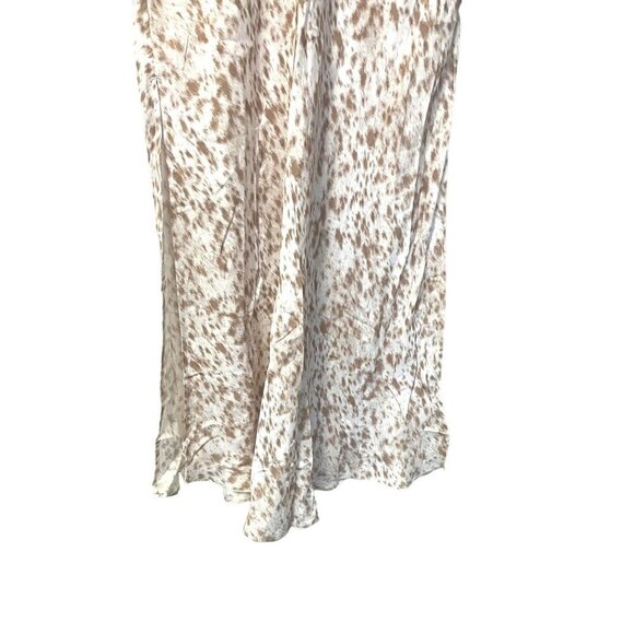 NWT J.Crew Ivory & Tan Long Maxi Skirt - Picture 7 of 13